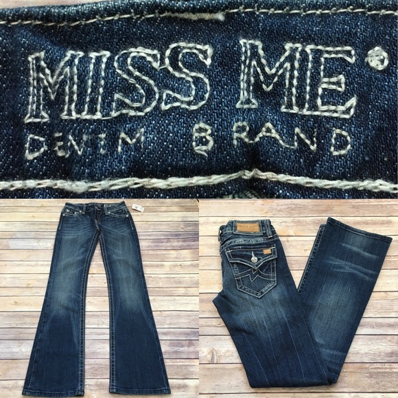 Miss Me Denim - NWT Sz 26 Miss Me Irene Boot Leg Distressed Jeans